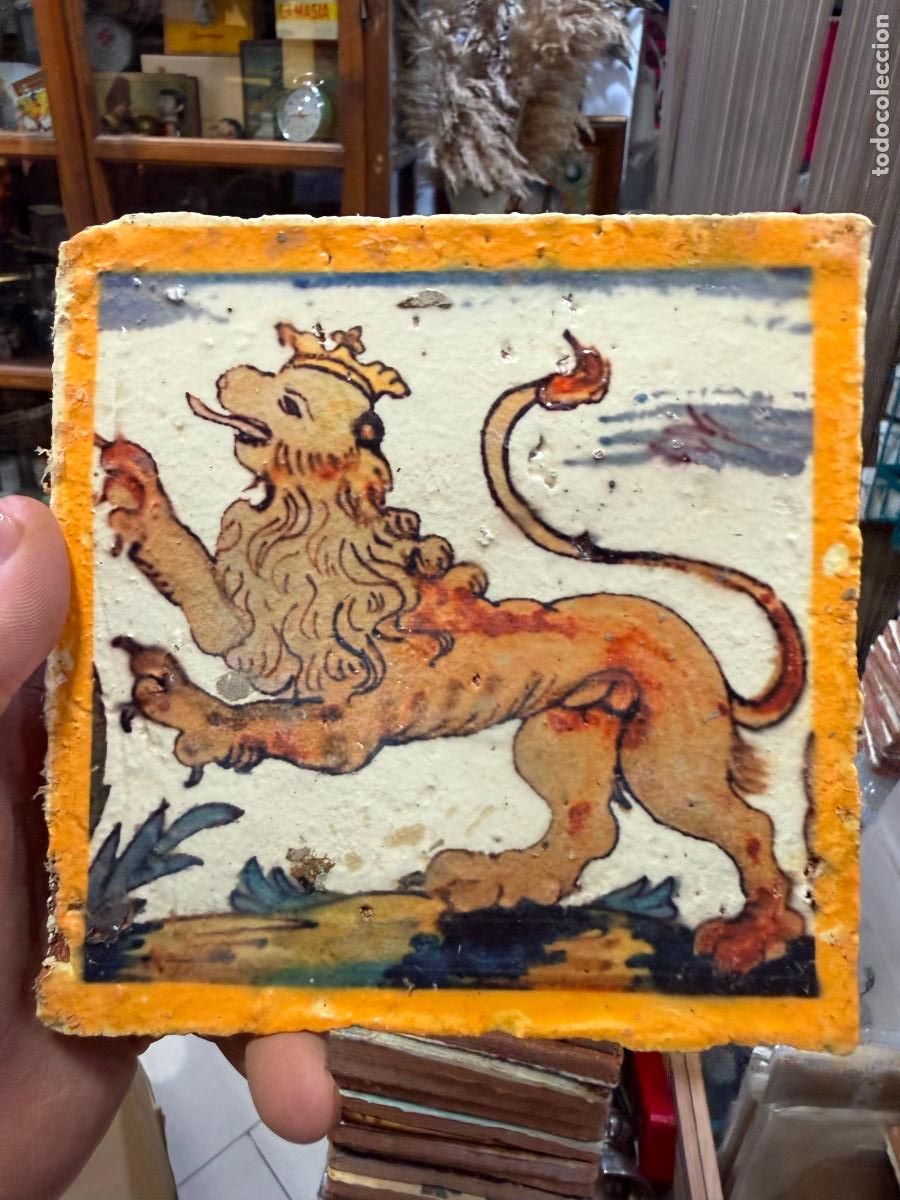 Artesan&iacute;a: AZULEJO - MEDIDA 14X14 CM - REPRODUCCION