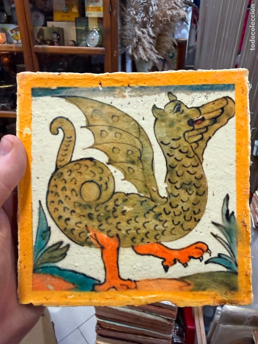 Artesan&iacute;a: AZULEJO - MEDIDA 14X14 CM - REPRODUCCION