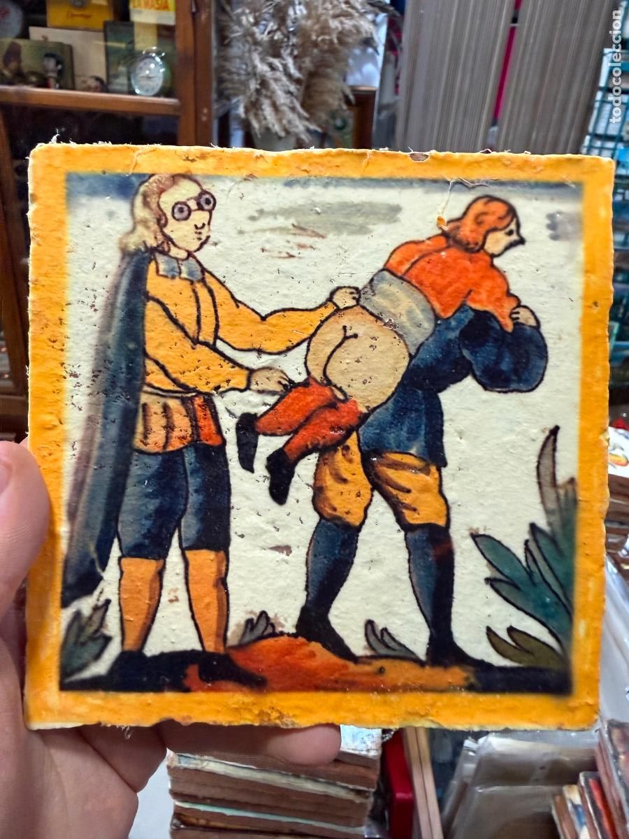 Artesan&iacute;a: AZULEJO - MEDIDA 14X14 CM - REPRODUCCION