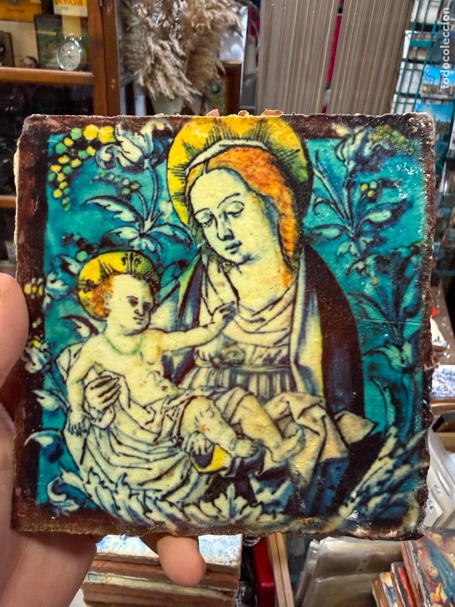 Artesan&iacute;a: AZULEJO RELIGIOSO - MEDIDA 14X14 CM - REPRODUCCION