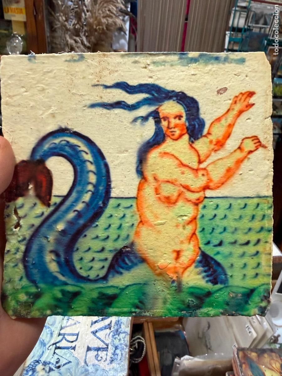 Artesan&iacute;a: AZULEJO - MEDIDA 14X14 CM - REPRODUCCION