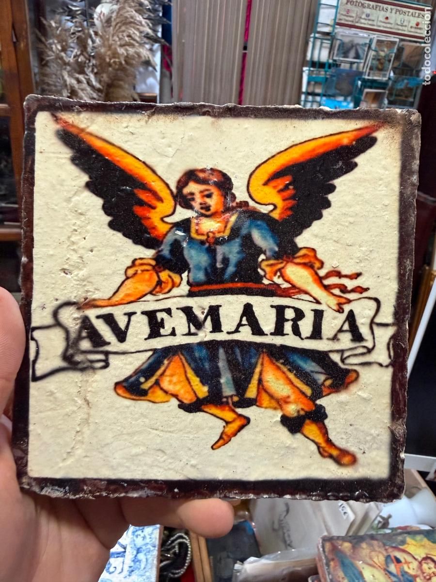 Artesan&iacute;a: AZULEJO RELIGIOSO - MEDIDA 14X14 CM - REPRODUCCION