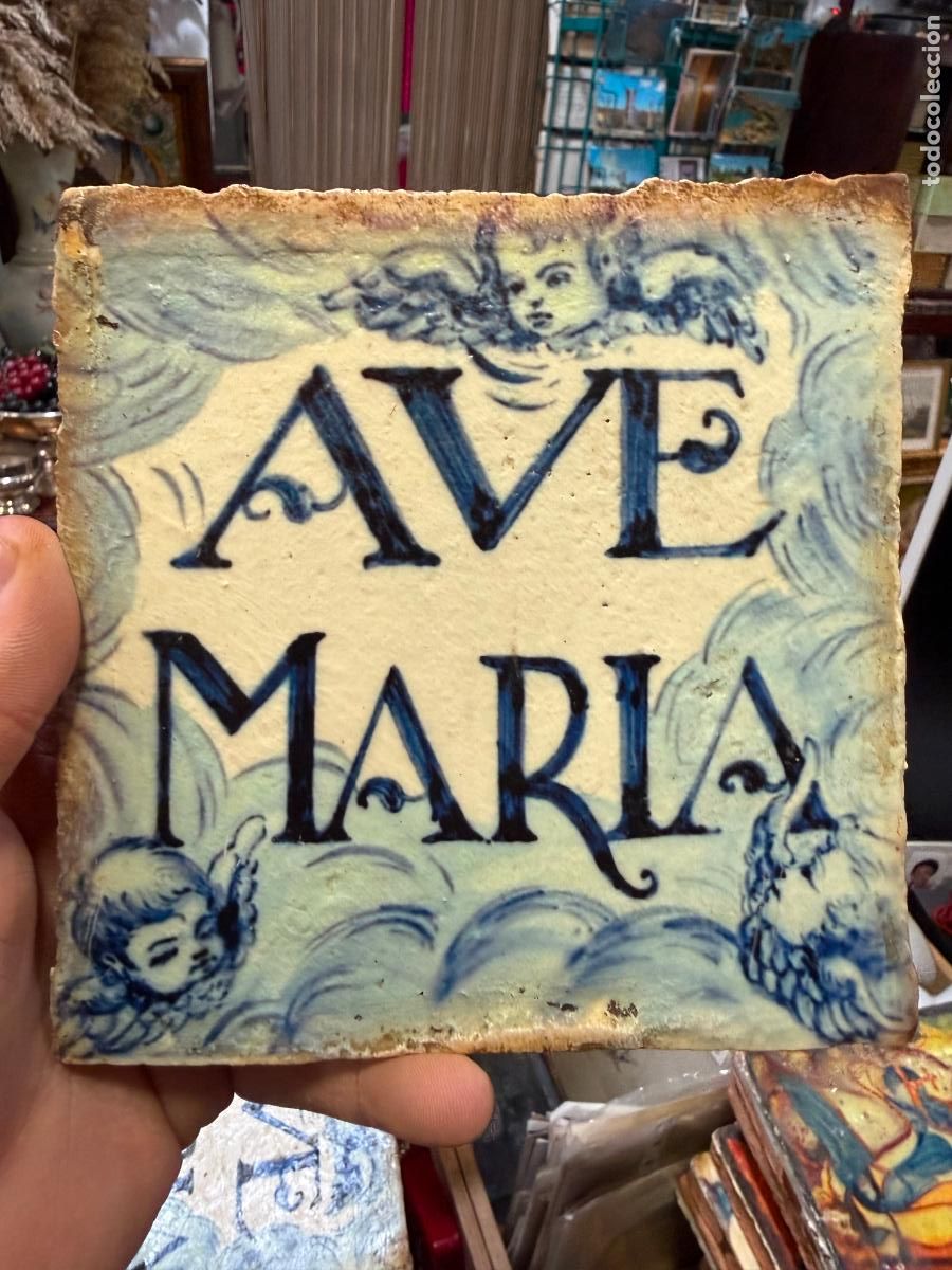 Artesan&iacute;a: AZULEJO RELIGIOSO - MEDIDA 14X14 CM - REPRODUCCION