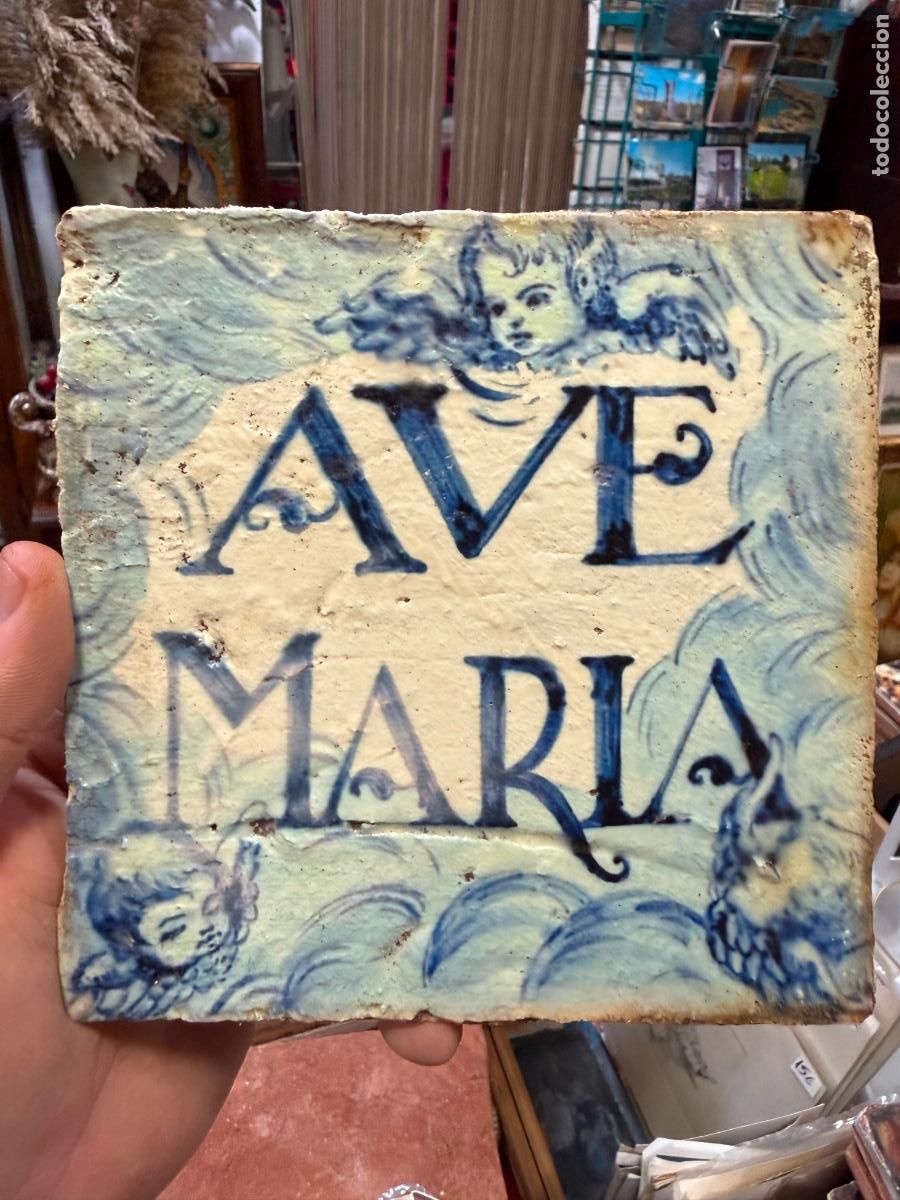 Artesan&iacute;a: AZULEJO RELIGIOSO - MEDIDA 14X14 CM - REPRODUCCION