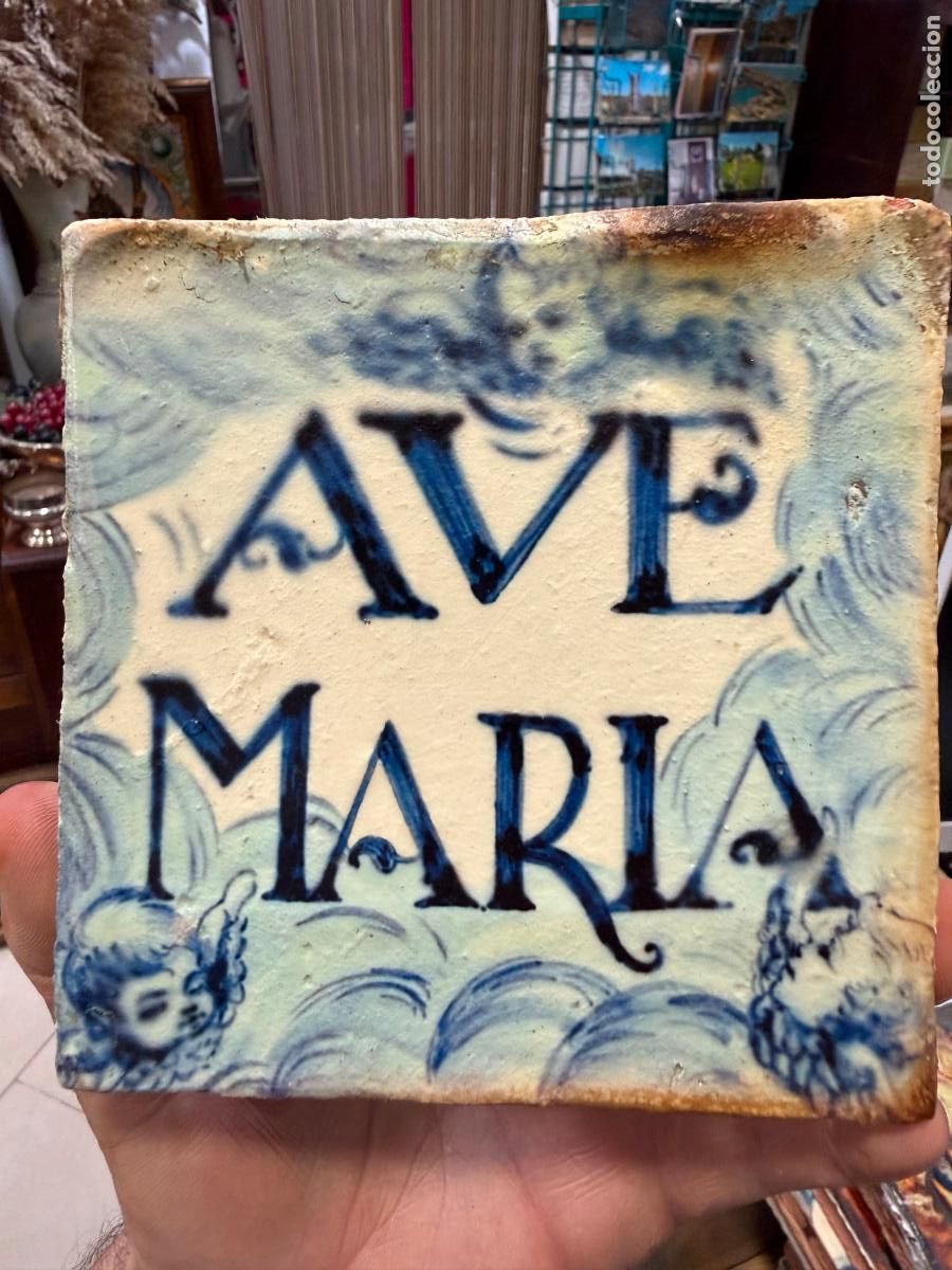 Artesan&iacute;a: AZULEJO RELIGIOSO - MEDIDA 14X14 CM - REPRODUCCION