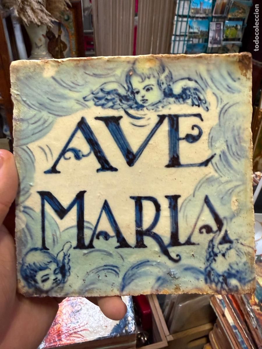 Artesan&iacute;a: AZULEJO RELIGIOSO - MEDIDA 14X14 CM - REPRODUCCION