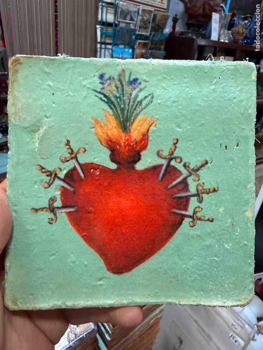 Artesan&iacute;a: AZULEJO RELIGIOSO - MEDIDA 14X14 CM - REPRODUCCION