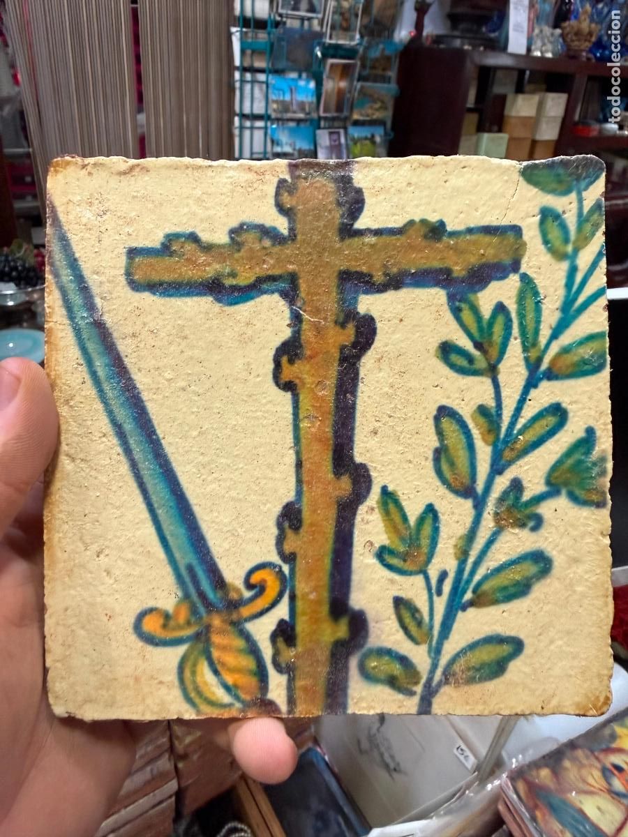 Artesan&iacute;a: AZULEJO RELIGIOSO - MEDIDA 14X14 CM - REPRODUCCION