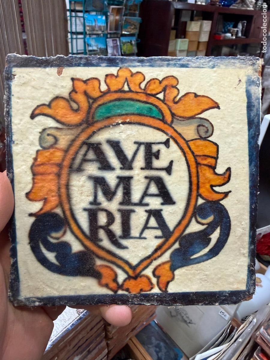 Artesan&iacute;a: AZULEJO RELIGIOSO - MEDIDA 14X14 CM - REPRODUCCION