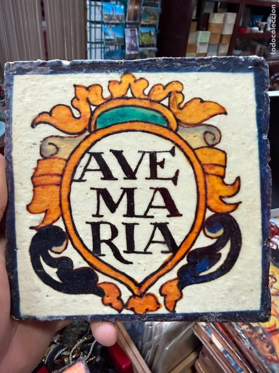 Artesan&iacute;a: AZULEJO RELIGIOSO - MEDIDA 14X14 CM - REPRODUCCION