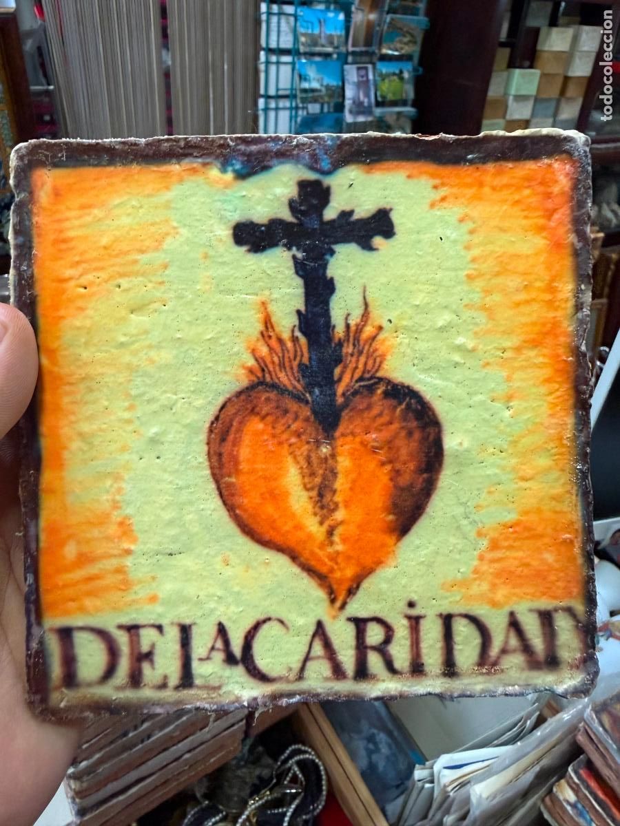 Artesan&iacute;a: AZULEJO RELIGIOSO - MEDIDA 14X14 CM - REPRODUCCION