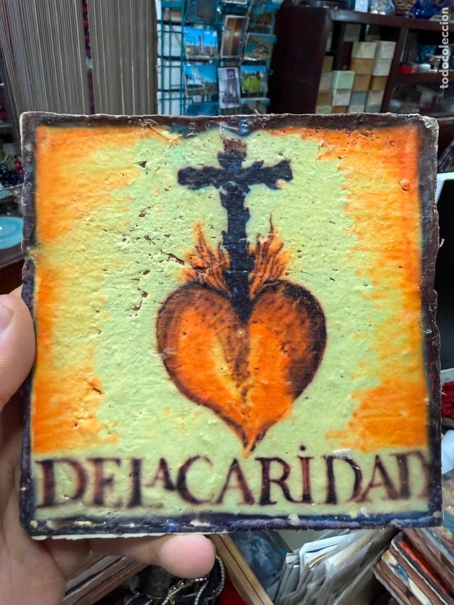 Artesan&iacute;a: AZULEJO RELIGIOSO - MEDIDA 14X14 CM - REPRODUCCION