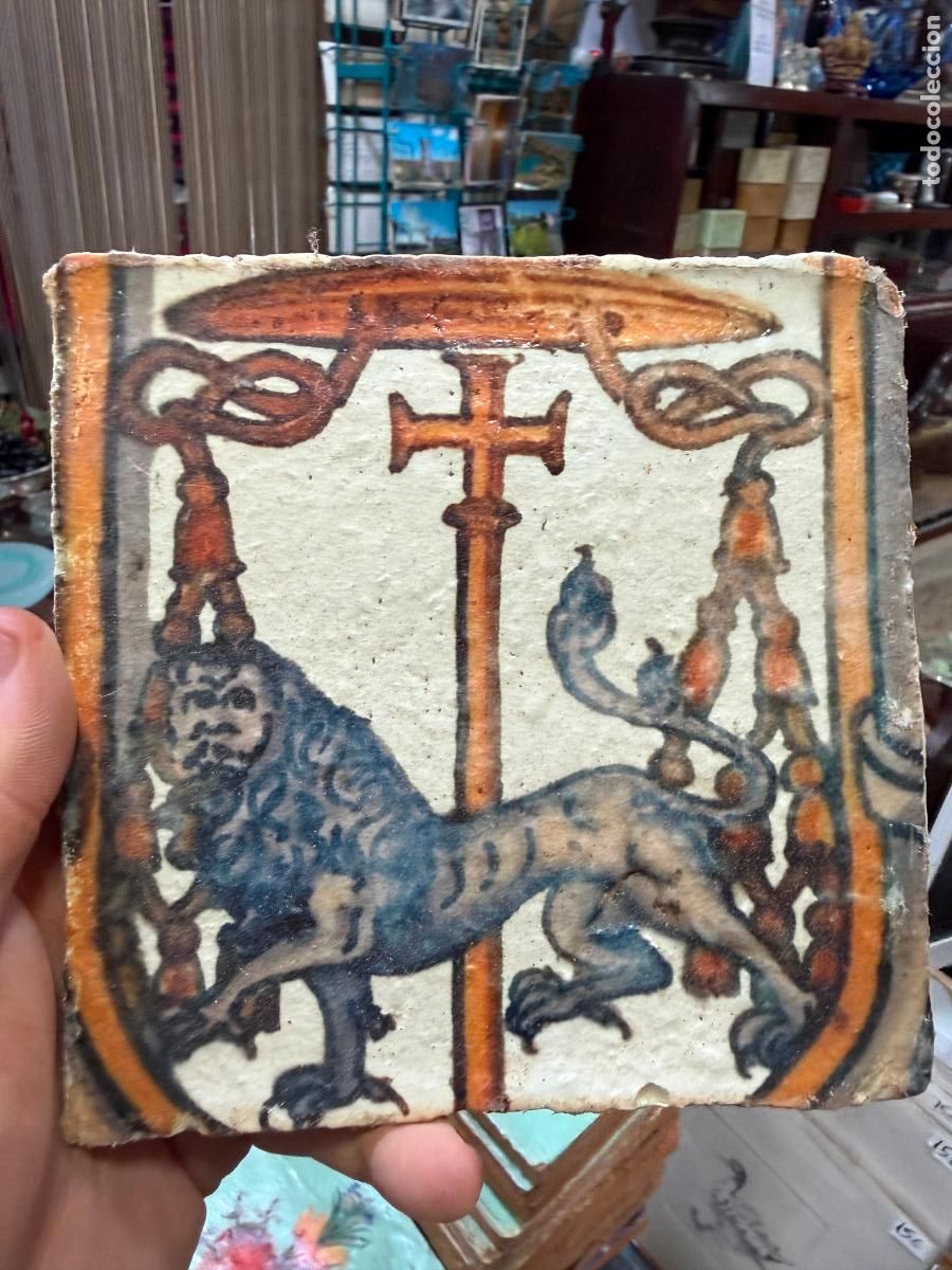 Artesan&iacute;a: AZULEJO RELIGIOSO - MEDIDA 14X14 CM - REPRODUCCION