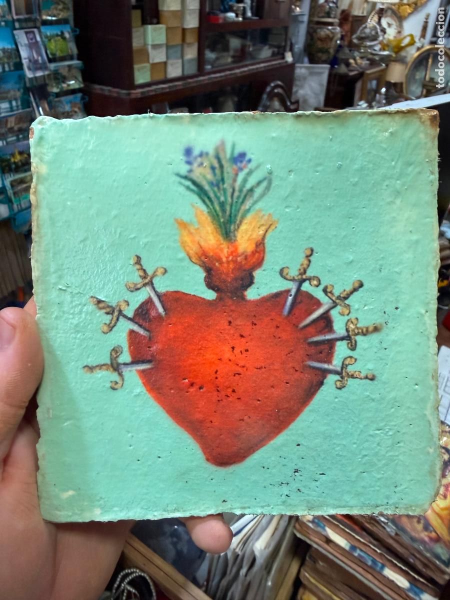 Artesan&iacute;a: AZULEJO RELIGIOSO - MEDIDA 14X14 CM - REPRODUCCION