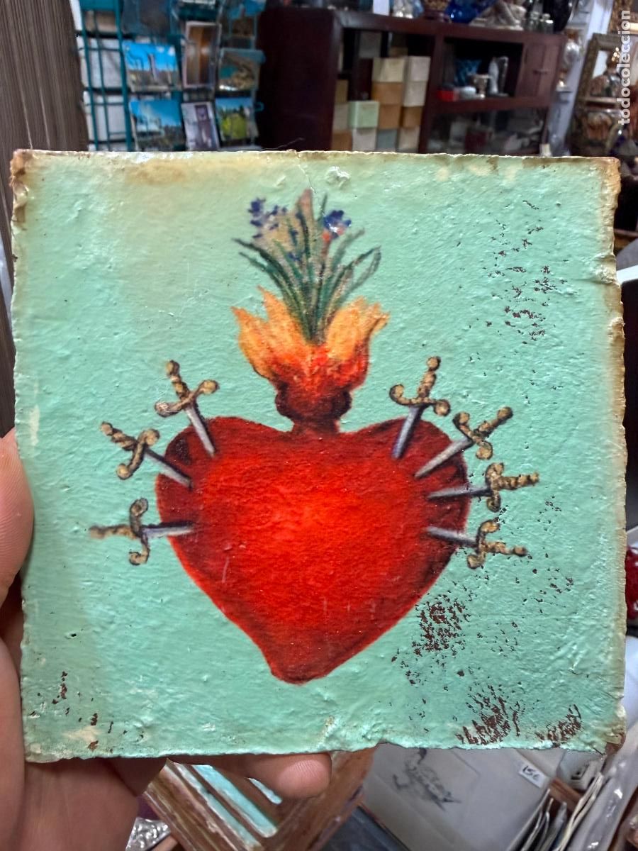 Artesan&iacute;a: AZULEJO RELIGIOSO - MEDIDA 14X14 CM - REPRODUCCION