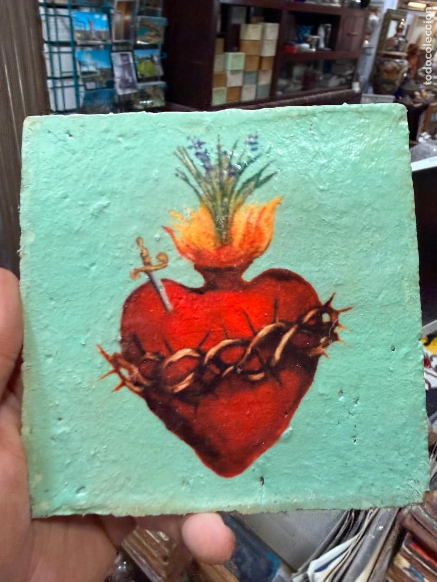 Artesan&iacute;a: AZULEJO RELIGIOSO - MEDIDA 14X14 CM - REPRODUCCION