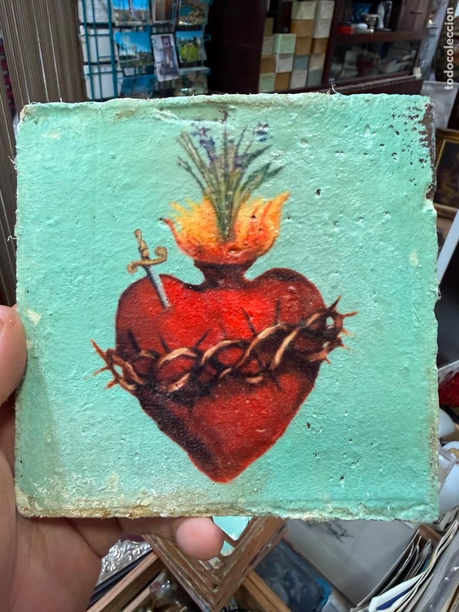 Artesan&iacute;a: AZULEJO RELIGIOSO - MEDIDA 14X14 CM - REPRODUCCION
