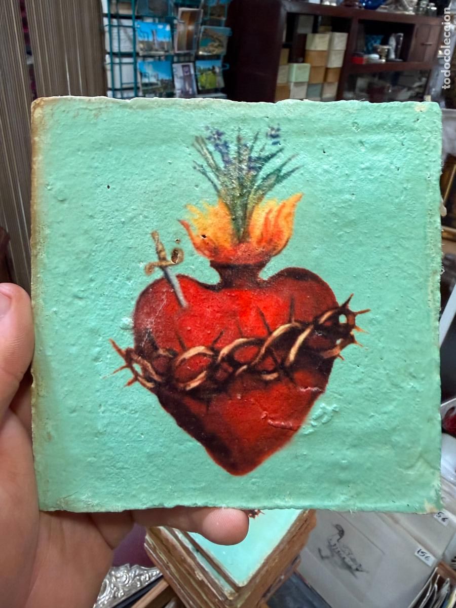 Artesan&iacute;a: AZULEJO RELIGIOSO - MEDIDA 14X14 CM - REPRODUCCION