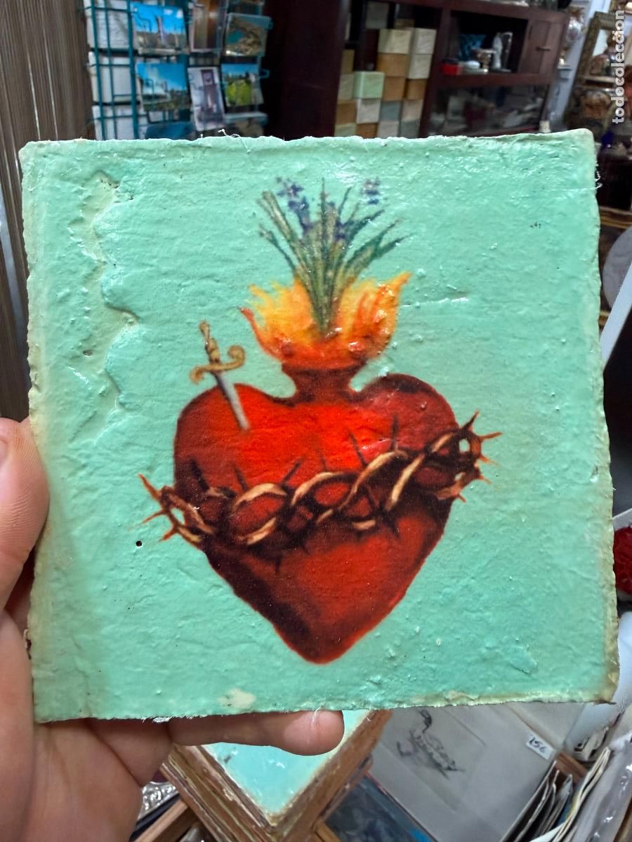 Artesan&iacute;a: AZULEJO RELIGIOSO - MEDIDA 14X14 CM - REPRODUCCION