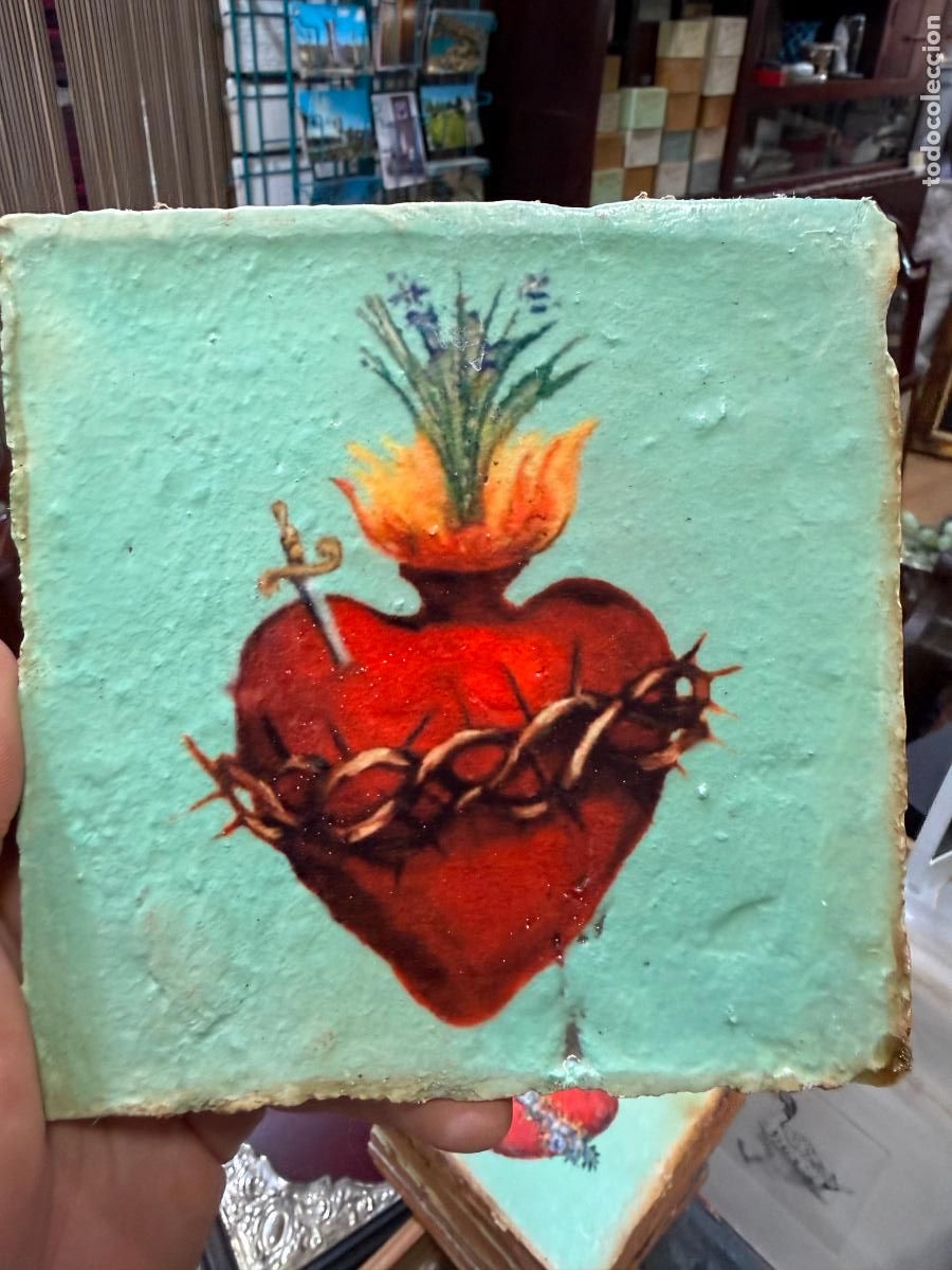 Artesan&iacute;a: AZULEJO RELIGIOSO - MEDIDA 14X14 CM - REPRODUCCION