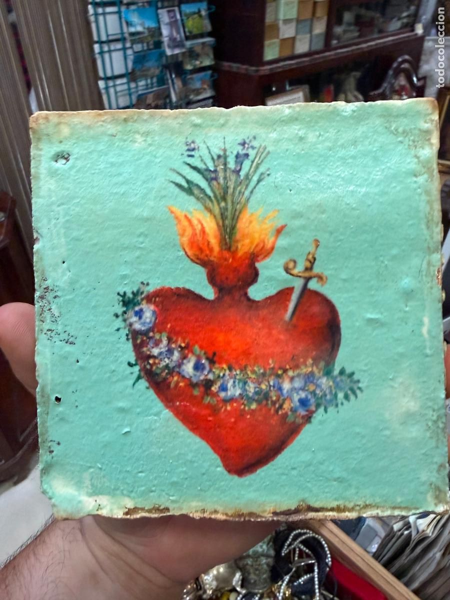 Artesan&iacute;a: AZULEJO RELIGIOSO - MEDIDA 14X14 CM - REPRODUCCION