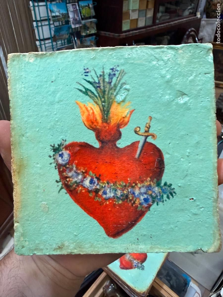 Artesan&iacute;a: AZULEJO RELIGIOSO - MEDIDA 14X14 CM - REPRODUCCION
