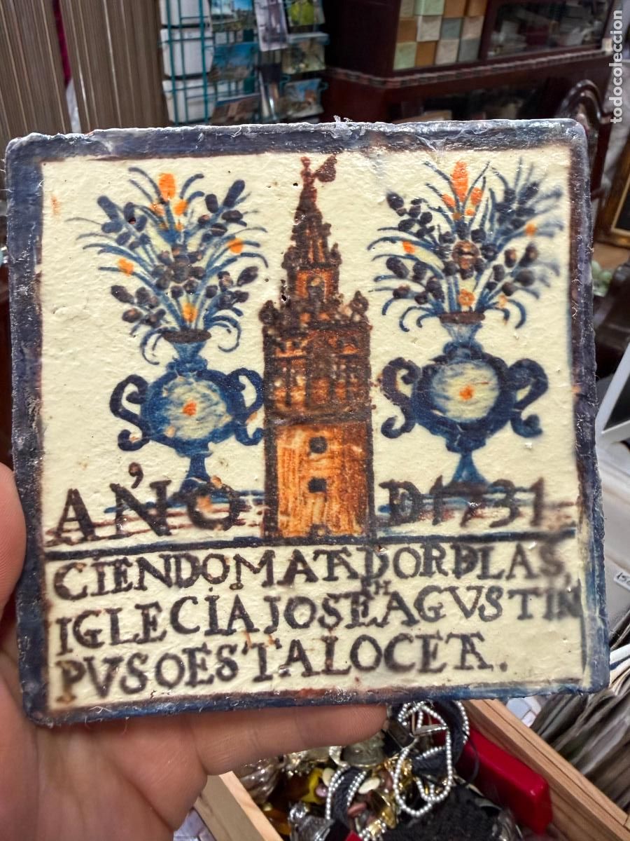 Artesan&iacute;a: AZULEJO RELIGIOSO - MEDIDA 14X14 CM - REPRODUCCION