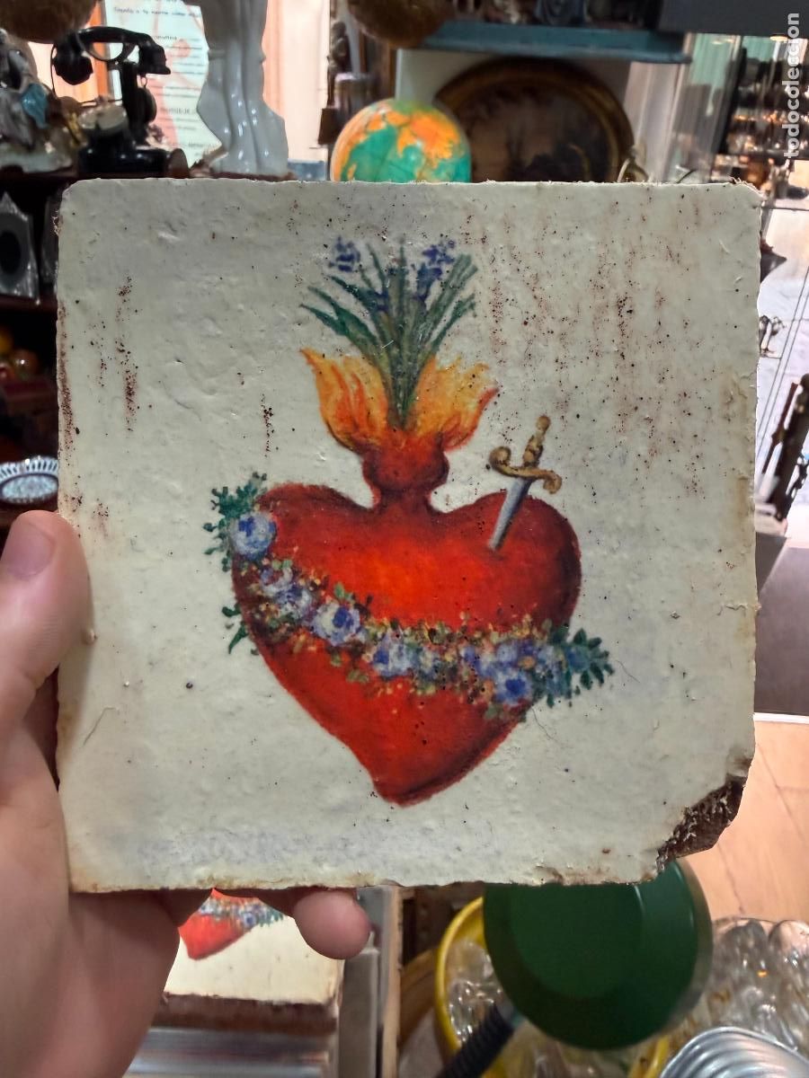 Artesan&iacute;a: AZULEJO RELIGIOSO - MEDIDA 14X14 CM - REPRODUCCION