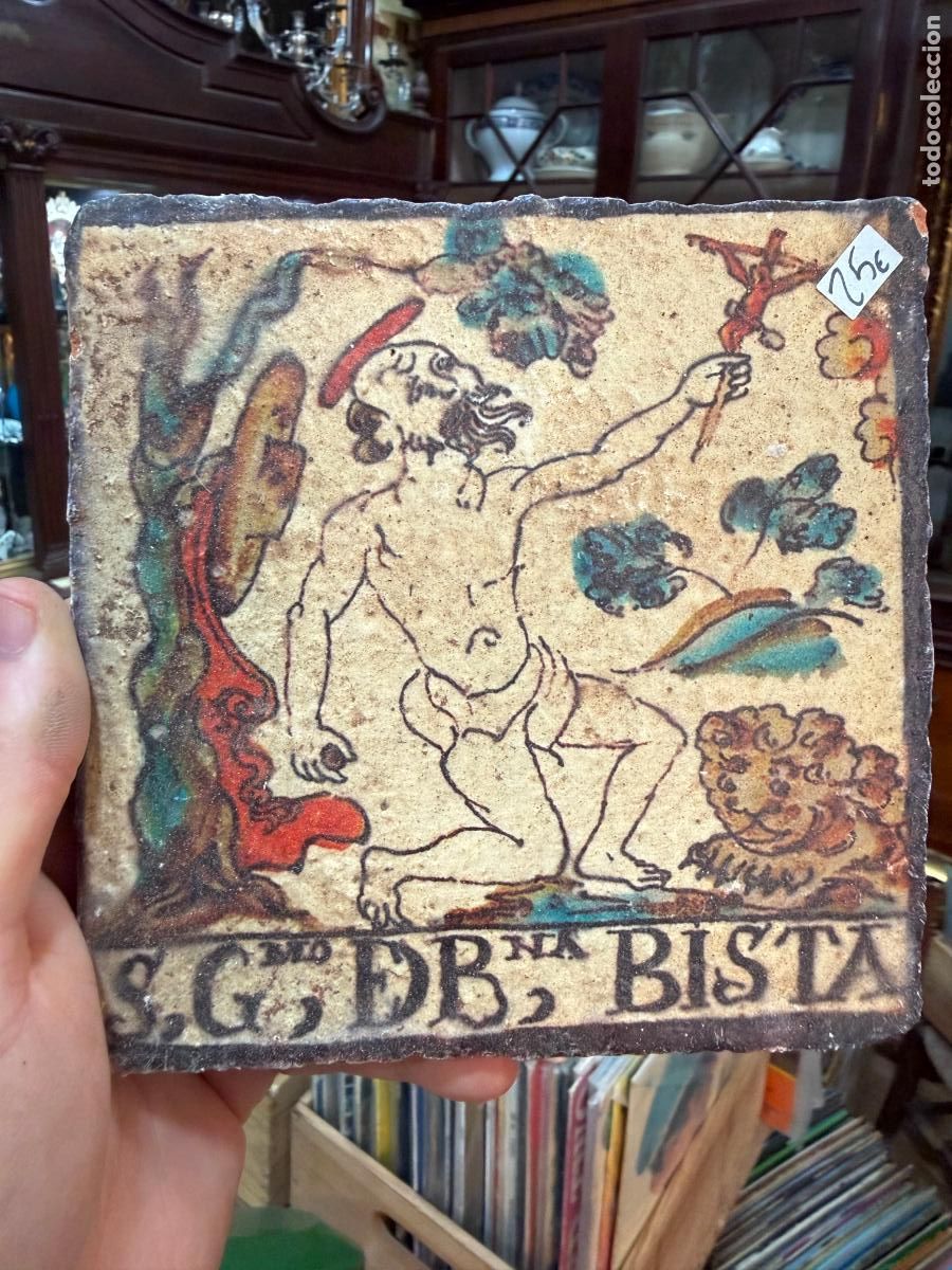 Artesan&iacute;a: AZULEJO RELIGIOSO - MEDIDA 14X14 CM - REPRODUCCION