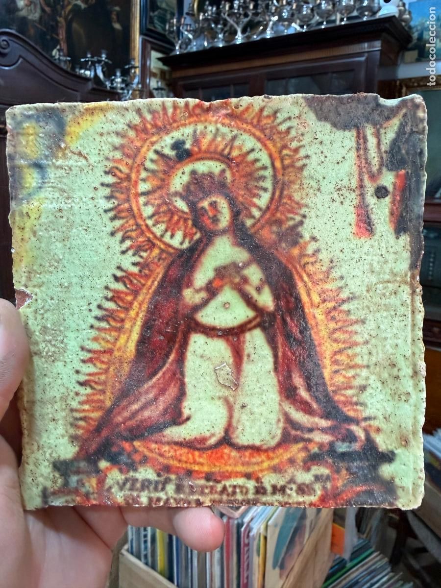 Artesan&iacute;a: AZULEJO RELIGIOSO - MEDIDA 14X14 CM - REPRODUCCION