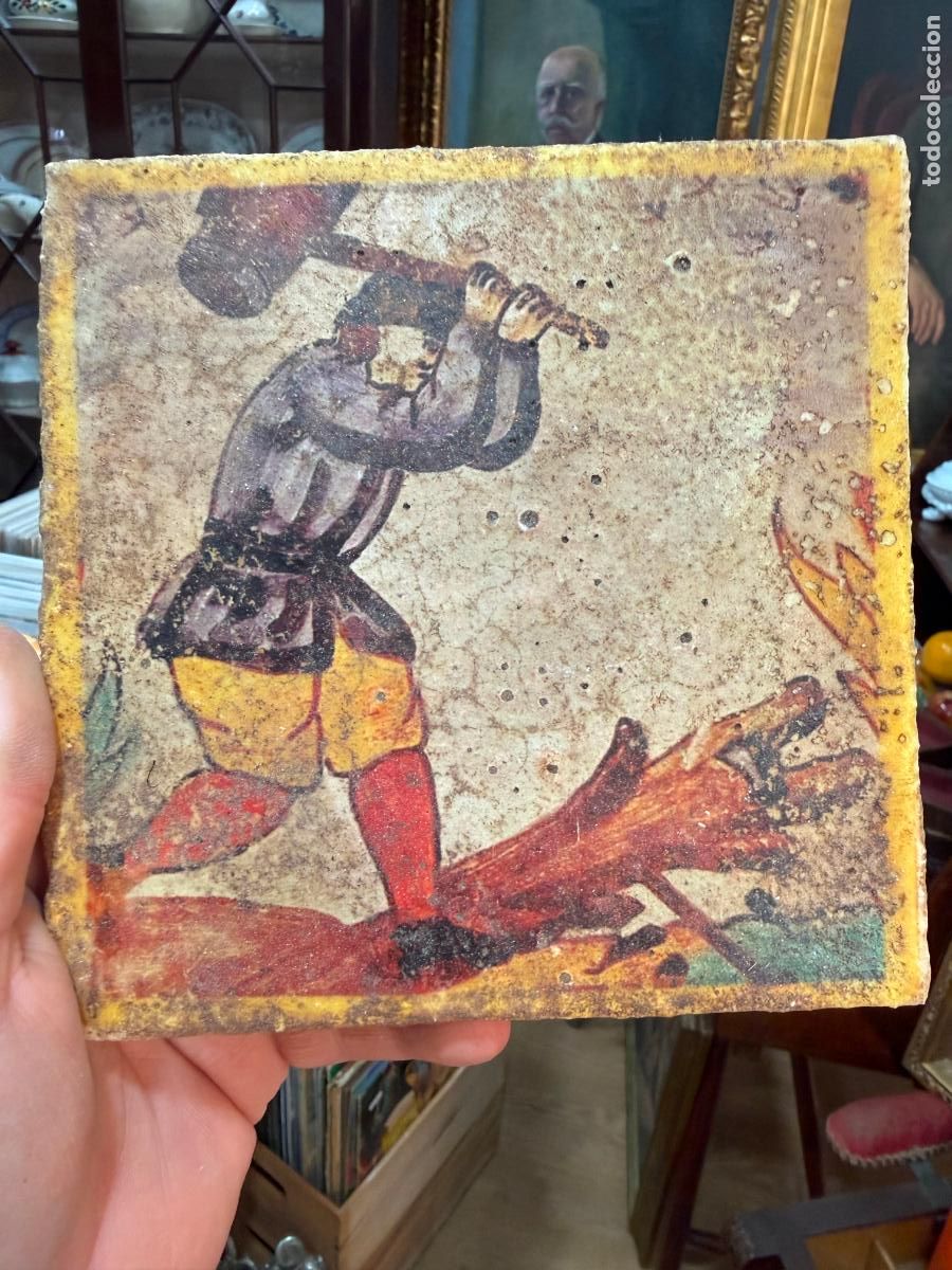 Artesan&iacute;a: AZULEJO - MEDIDA 14X14 CM - REPRODUCCION
