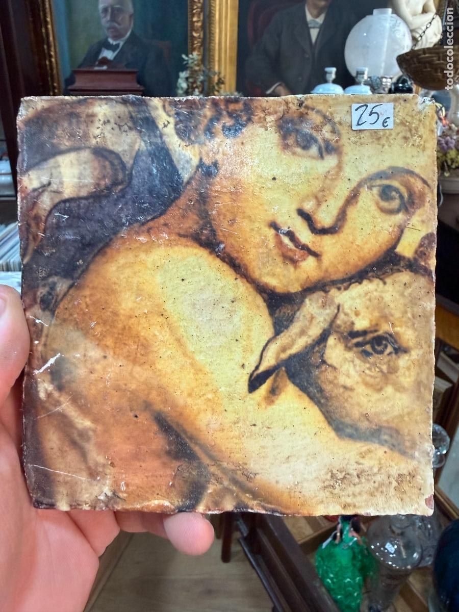 Artesan&iacute;a: AZULEJO RELIGIOSO - MEDIDA 14X14 CM - REPRODUCCION