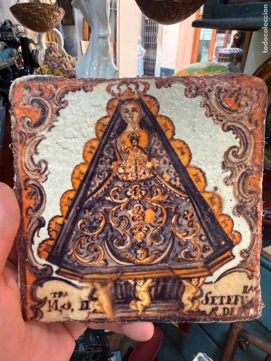 Artesan&iacute;a: AZULEJO RELIGIOSO - MEDIDA 14X14 CM - REPRODUCCION