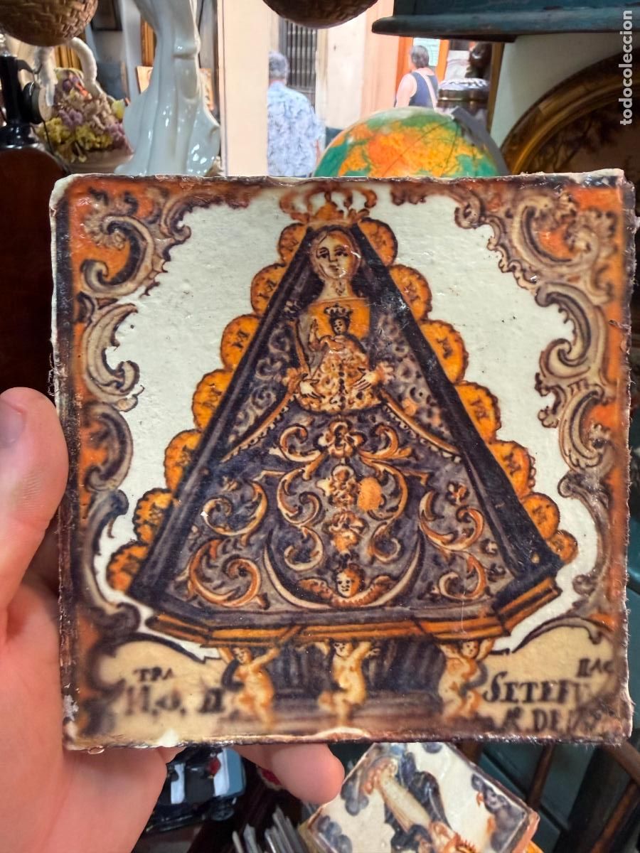 Artesan&iacute;a: AZULEJO RELIGIOSO - MEDIDA 14X14 CM - REPRODUCCION