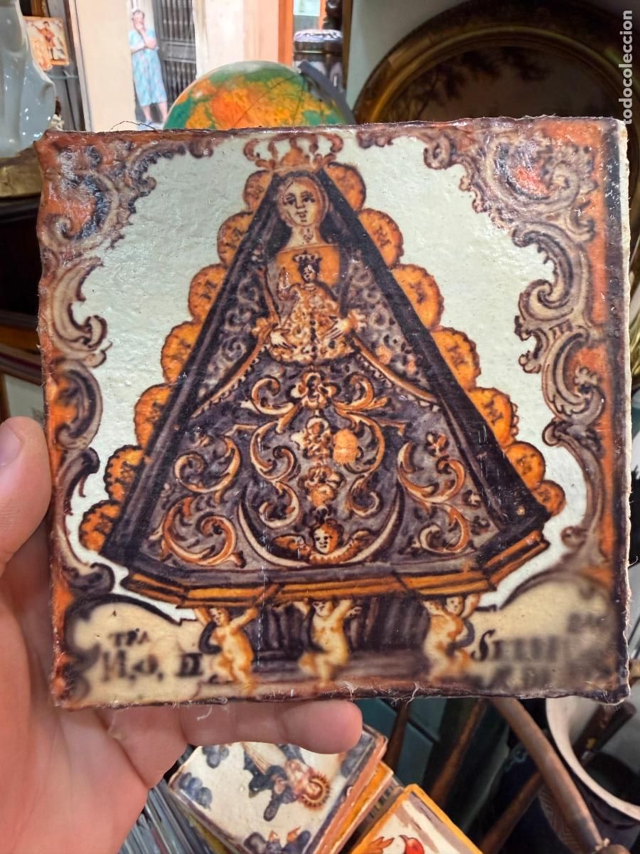 Artesan&iacute;a: AZULEJO RELIGIOSO - MEDIDA 14X14 CM - REPRODUCCION
