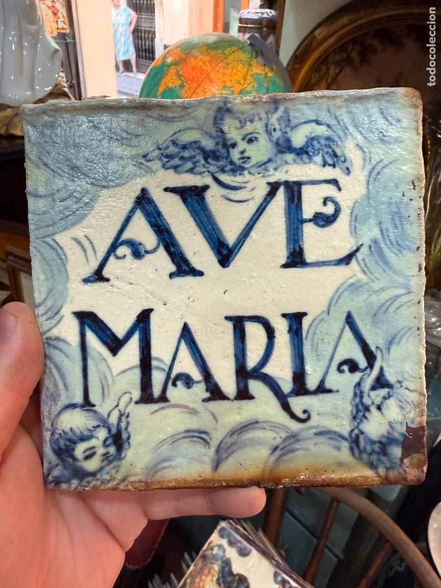 Artesan&iacute;a: AZULEJO RELIGIOSO - MEDIDA 14X14 CM - REPRODUCCION