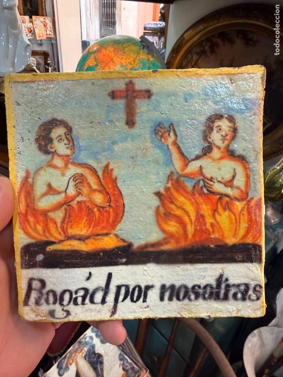 Artesan&iacute;a: AZULEJO RELIGIOSO - MEDIDA 14X14 CM - REPRODUCCION