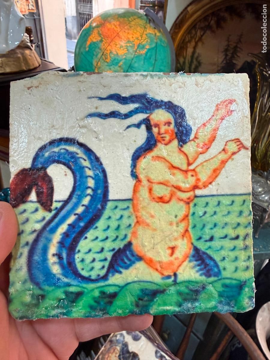 Artesan&iacute;a: AZULEJO - MEDIDA 14X14 CM - REPRODUCCION
