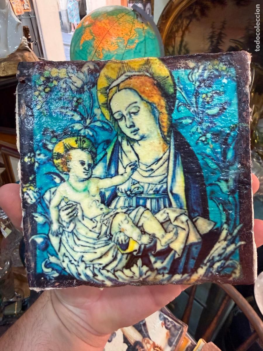 Artesan&iacute;a: AZULEJO RELIGIOSO - MEDIDA 14X14 CM - REPRODUCCION