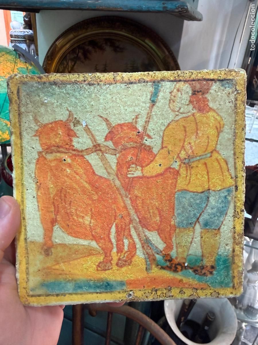 Artesan&iacute;a: AZULEJO - MEDIDA 14X14 CM - REPRODUCCION