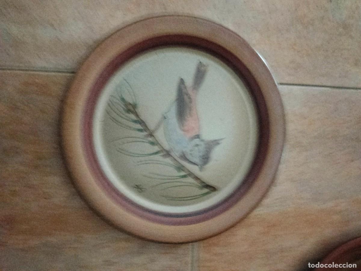 Artesan&iacute;a: plato de cer&aacute;mica porti celi, para colgar en la pared. pintado a mano. firmado por Concha