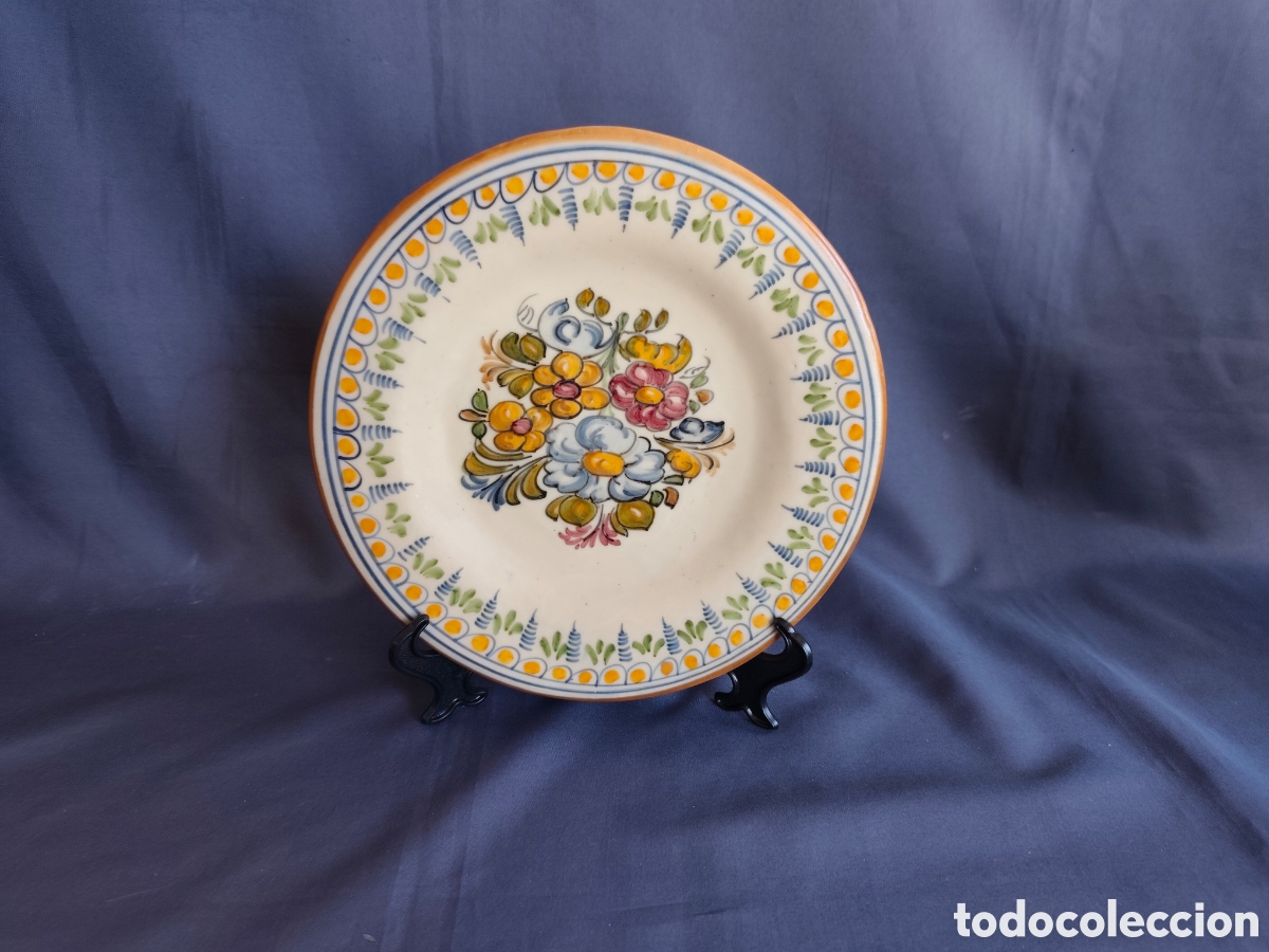 Artesan&iacute;a: Plato decorativo Talavera El Carmen