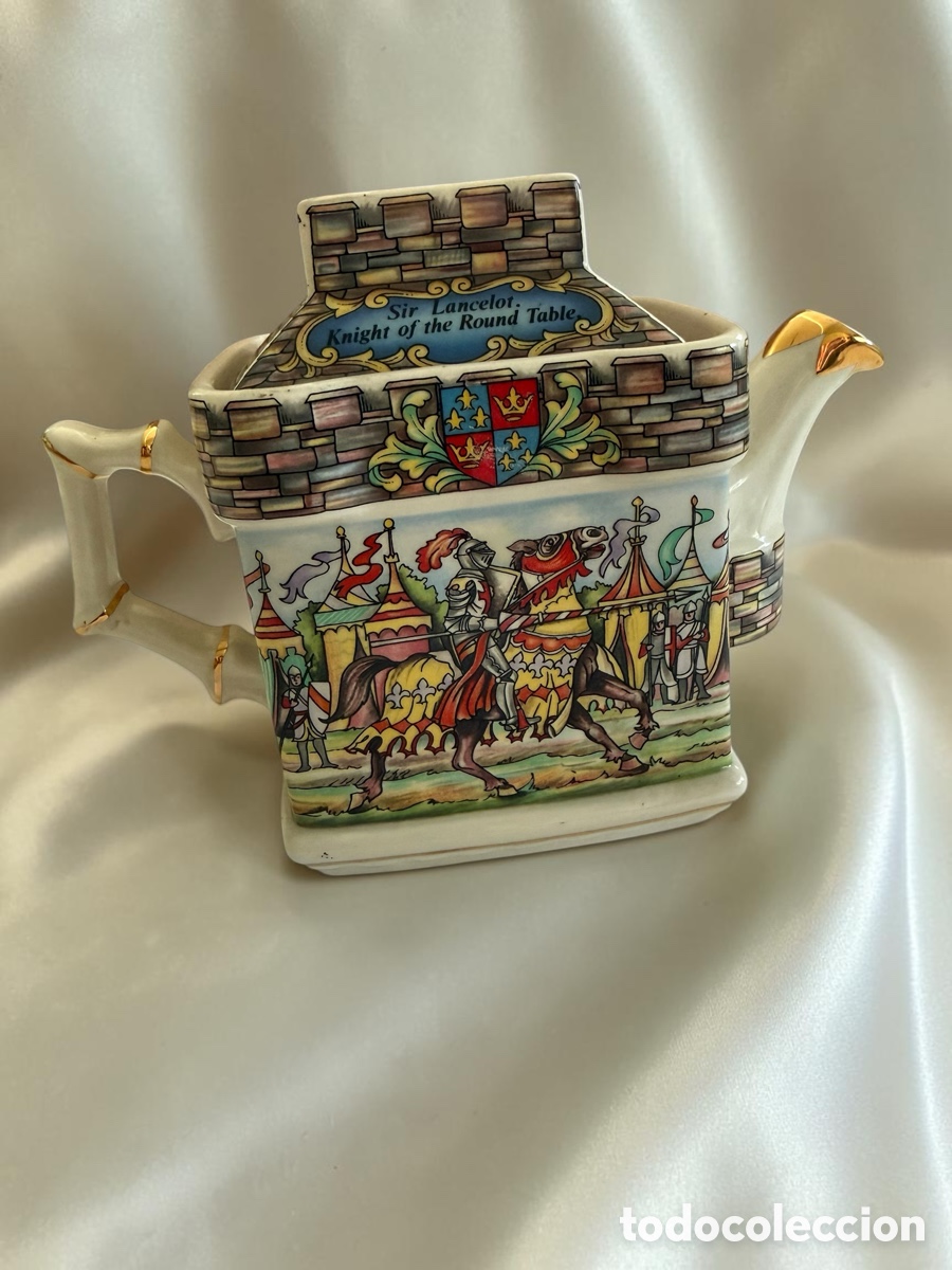 Artesan&iacute;a: tetera de colecci&oacute;n de la prestigiosa firma inglesa James Sadler & Sons
