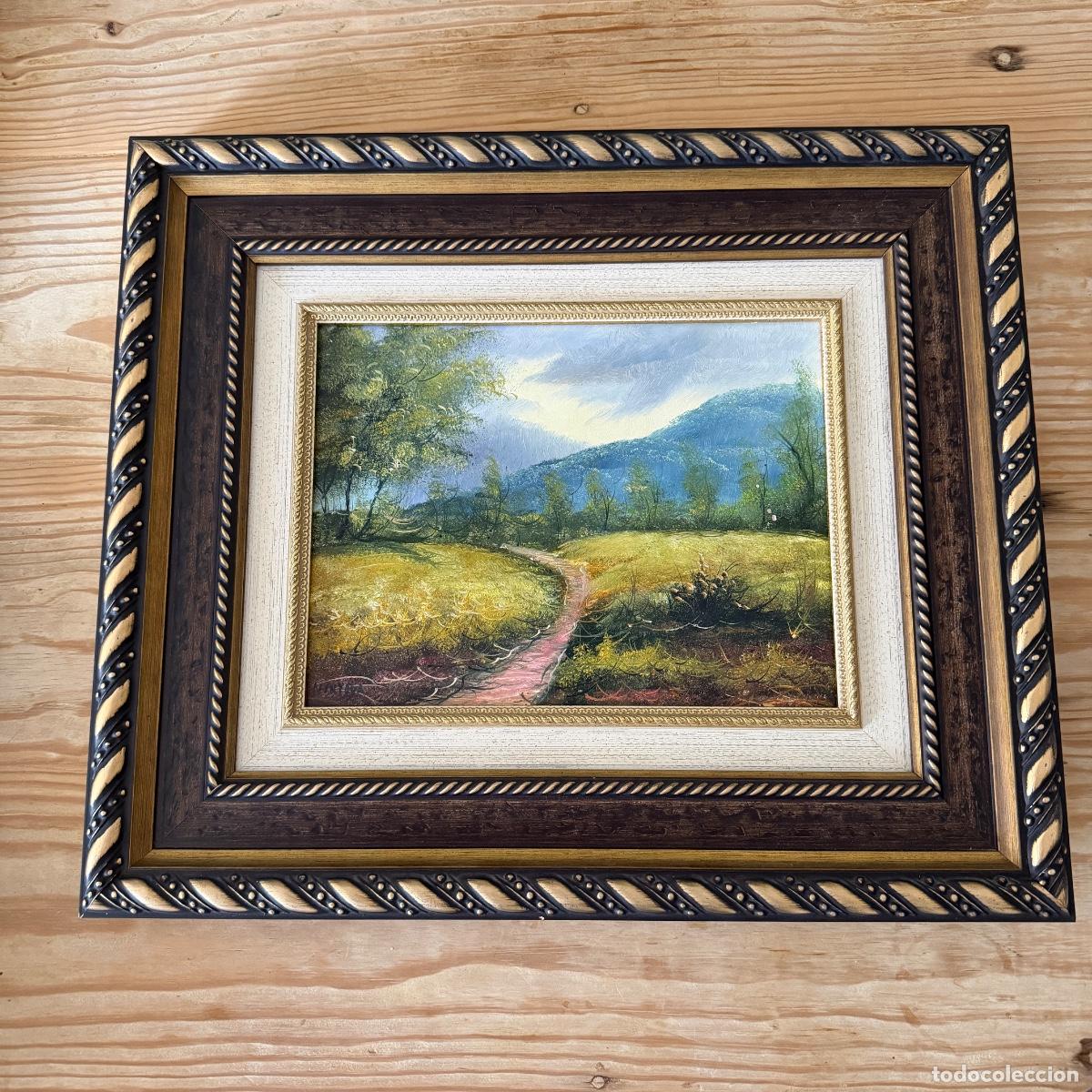 Artesan&iacute;a: Cuadro original pintado a mano &ndash; Paisaje de monta&ntilde;a