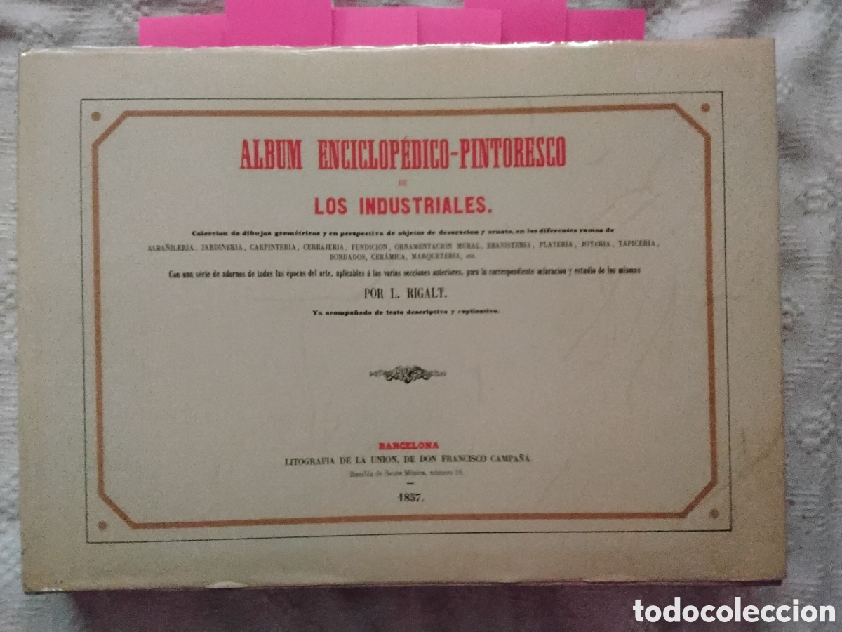 Artesan&iacute;a: ALBUM ENCICLOPEDICO-PINTORECO DE LOS INDUSTRIALE