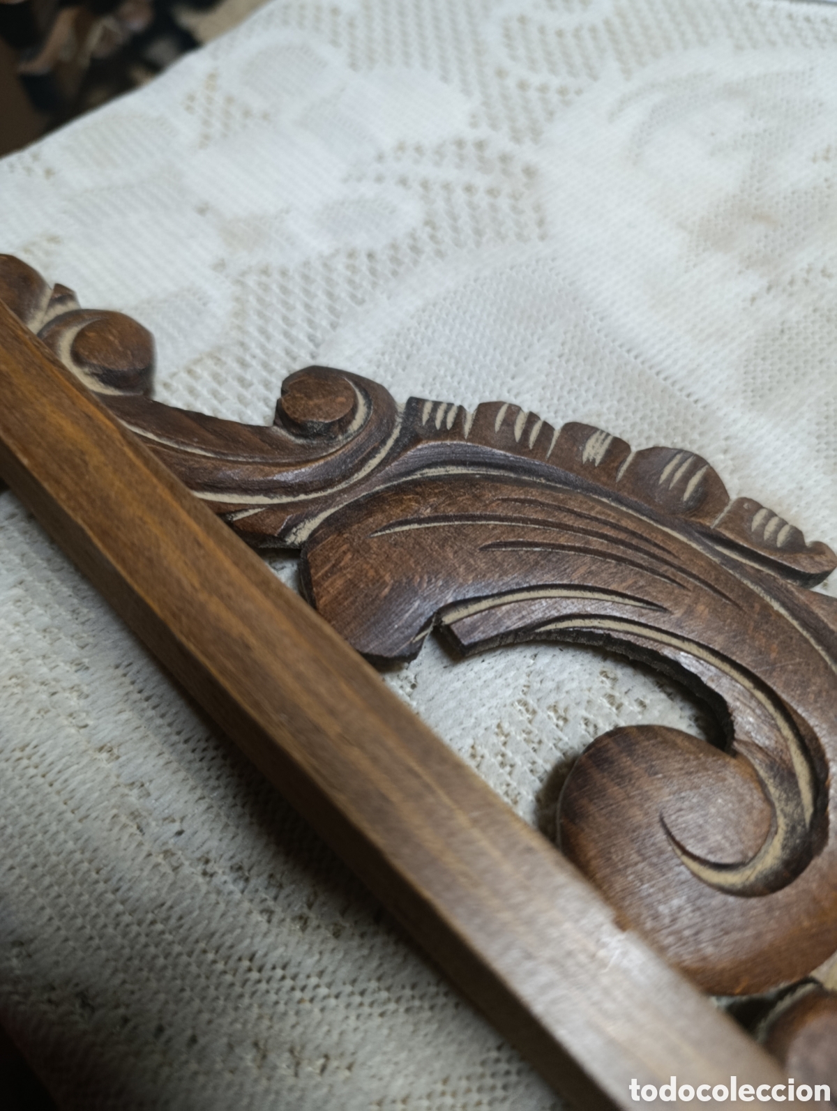 Artesan&iacute;a: Talla de madera con soporte. - Foto 6