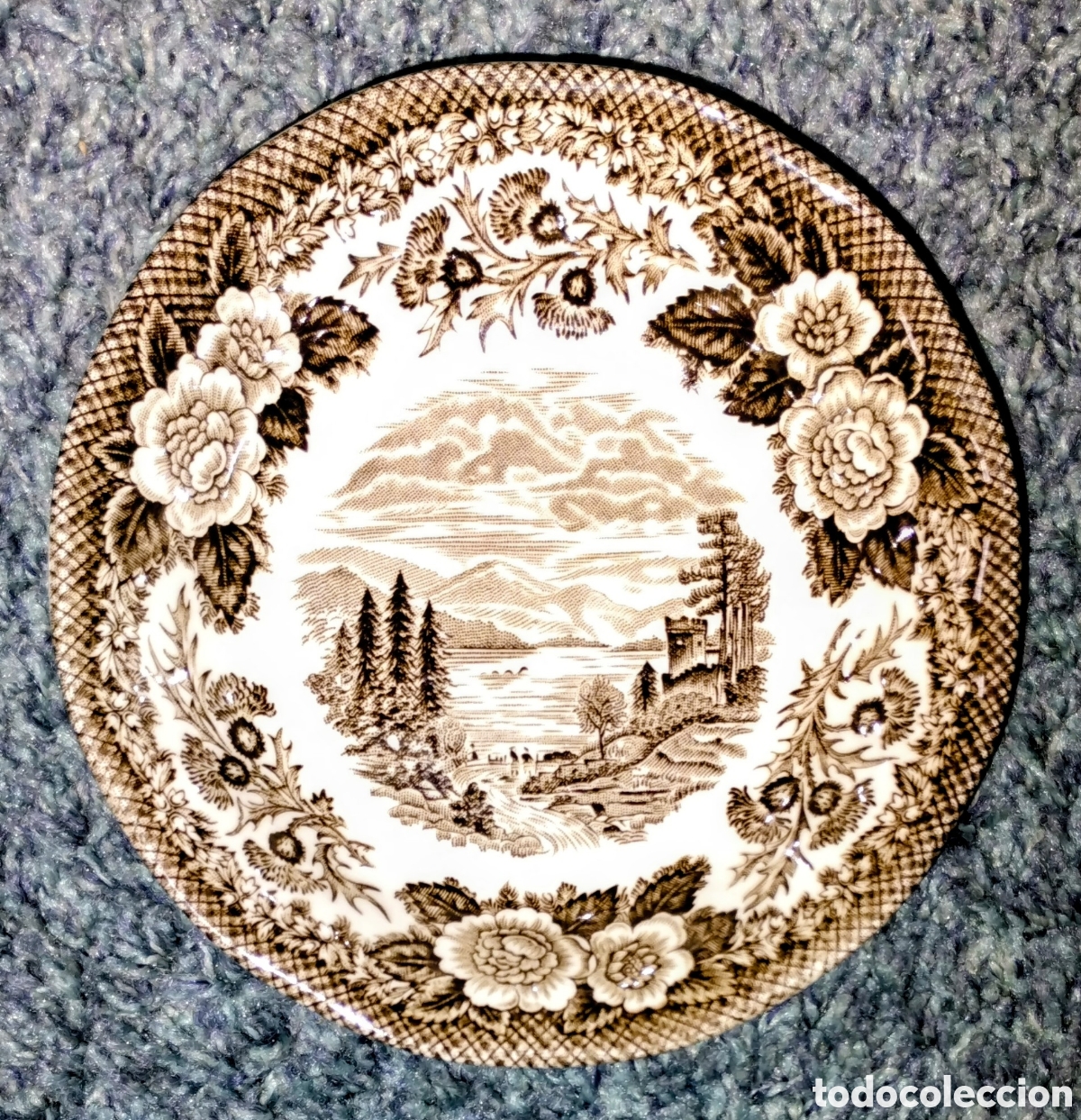 Artesan&iacute;a: PLATO o CUENCO VINTAGE de CER&Aacute;MICA ESCOCESA en MUY BUEN ESTADO con muy pocas se&ntilde;ales de uso