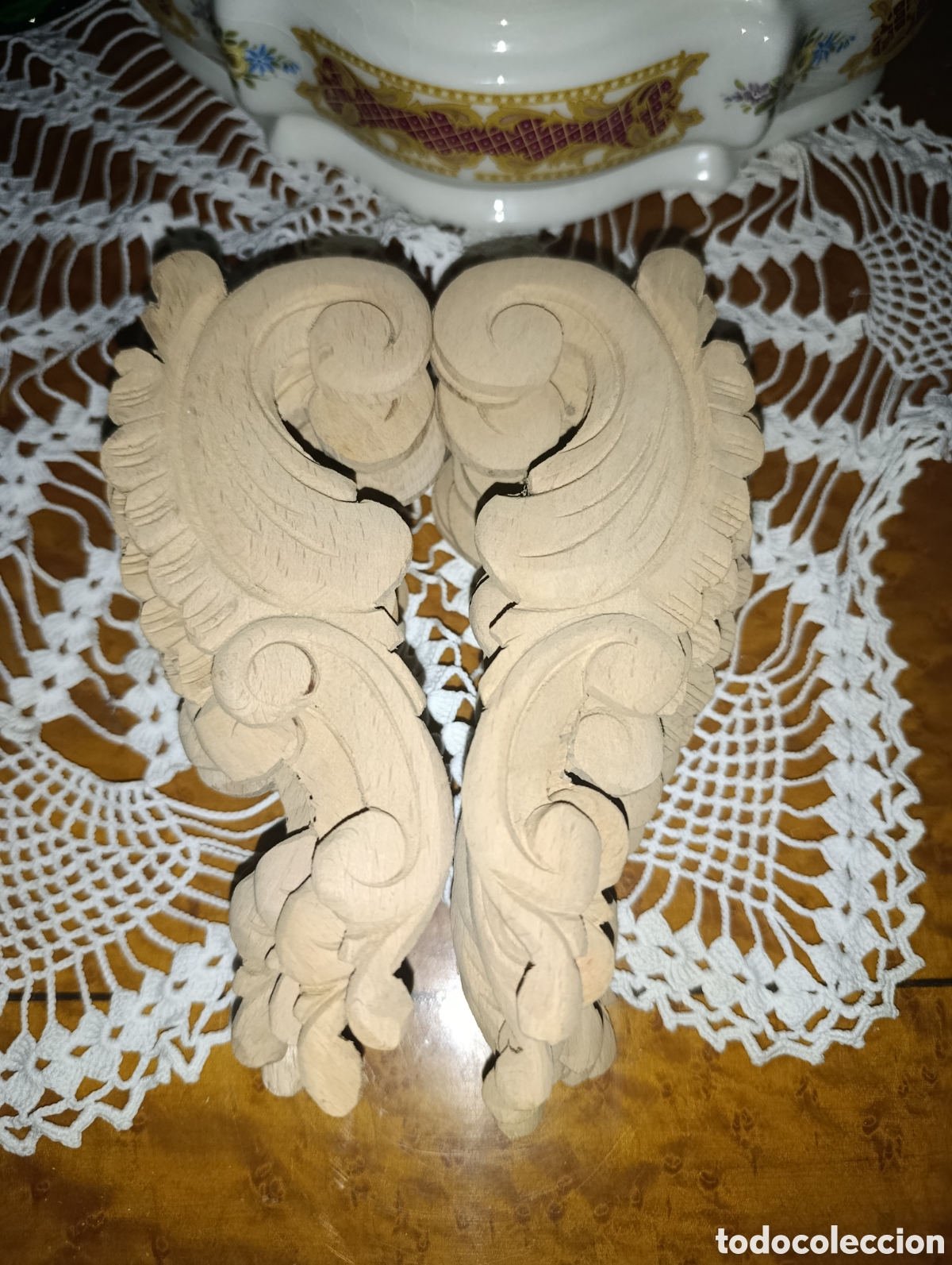 Artesan&iacute;a: Lote de 10 tallas de madera de haya