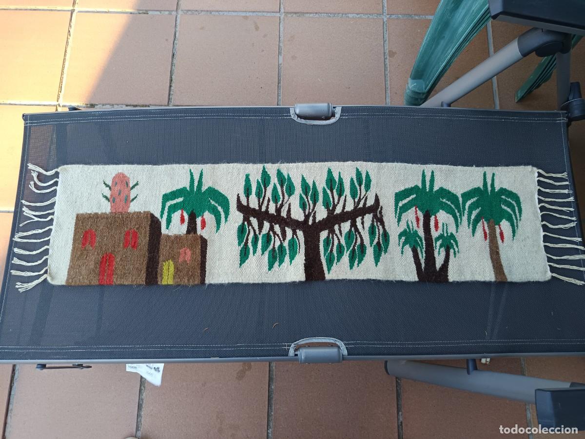 Artesan&iacute;a: Tapiz o camino de mesa egipcio aut&eacute;ntico hecho a mano en lana