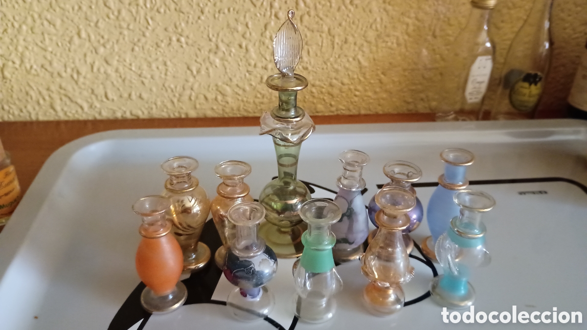 Artesan&iacute;a: Miniaturas perfumeros de cristal egipcios
